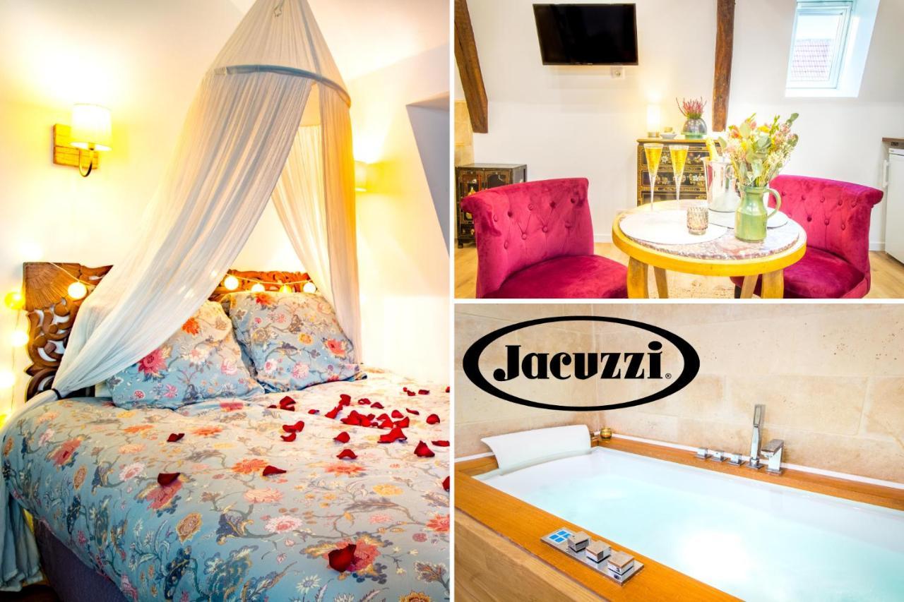 Jacuzzi - La Petite Romantique - Flobnb Laon Esterno foto